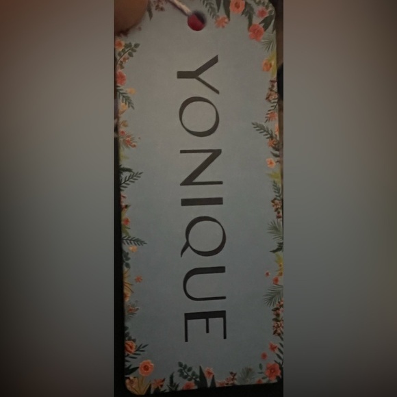 YONIQUE PLUS SIZE 1 PIECE LACE UP PLUNGE TUMMY CONTROL SWIMWEAR SIZE 24W NEW - Picture 6 of 6